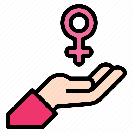 Feminism, woman, feminist, women, rights, hand icon - Download on Iconfinder