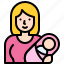 woman, women, mother, mom, baby, children, avatar 