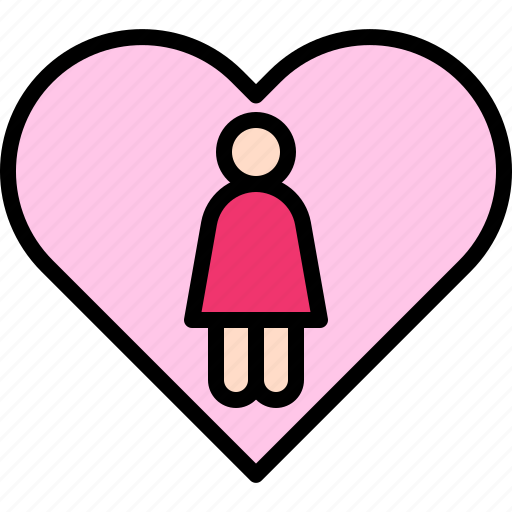 Feminism, woman, feminist, women, love, mother, heart icon - Download on Iconfinder