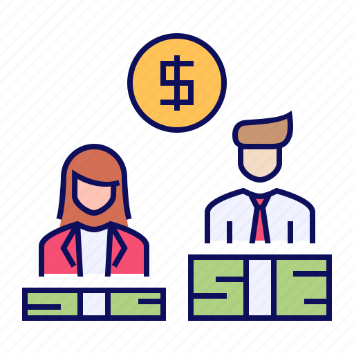 Employee, gap, gender, pay, wage icon - Download on Iconfinder