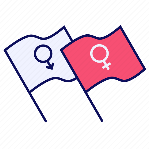 Equality, flag, gender, man, woman icon - Download on Iconfinder