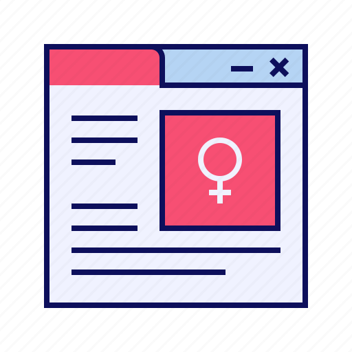 Article, feminism, news, website, woman icon - Download on Iconfinder
