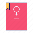 agreement, certificate, document, right, woman