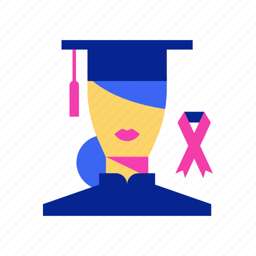 Education, feminism, graduation, rights, student, university, woman icon - Download on Iconfinder