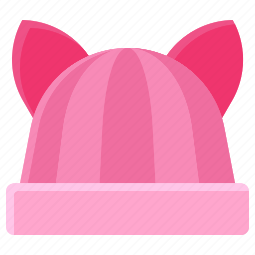 Feminism, woman, feminist, women, rights, hat, pussy hat icon - Download on Iconfinder