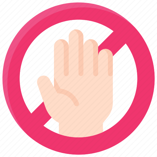 Woman, rights, no, forbid, not, against, say no icon - Download on Iconfinder