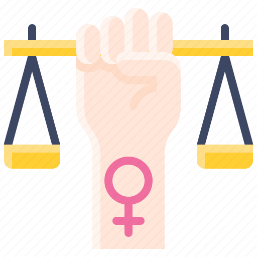 Feminism, woman, feminist, rights, law, justice, judge icon - Download on Iconfinder