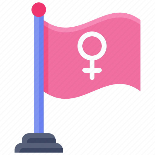 Feminism, woman, feminist, rights, flag, win, success icon - Download on Iconfinder