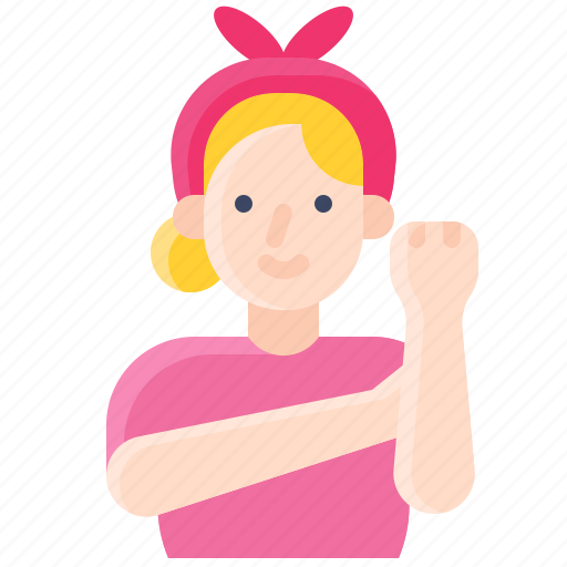 Feminism, woman, feminist, women, rights, avatar, strong icon - Download on Iconfinder