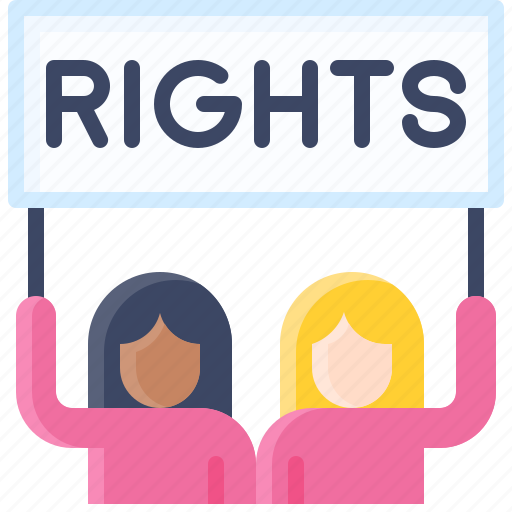 Feminism, feminist, women, rights, human rights, placard icon - Download on Iconfinder