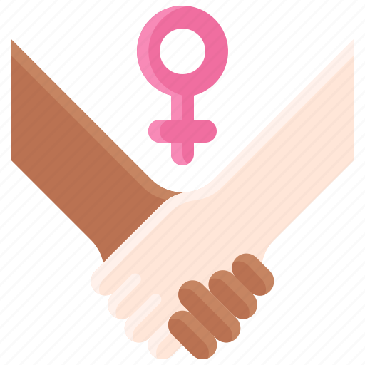 Feminism, woman, feminist, women, rights, collaboration, handshake icon - Download on Iconfinder