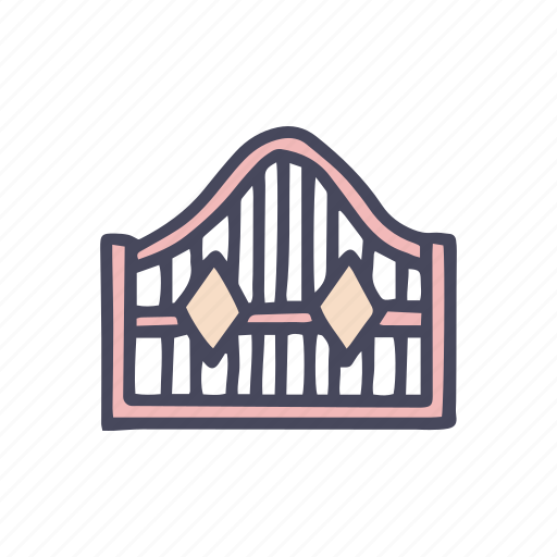 Fence, forged, security, protection, safety icon - Download on Iconfinder