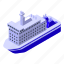 ferry, bosporus, isometric 