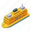 ferry, transport, isometric 