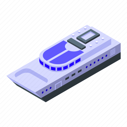 Ferry, tourist, isometric icon - Download on Iconfinder