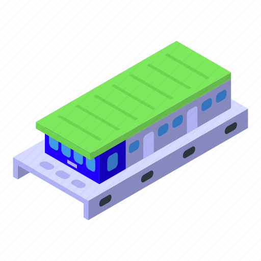 Ferry, public, isometric icon - Download on Iconfinder
