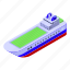 ferry, carrier, isometric 