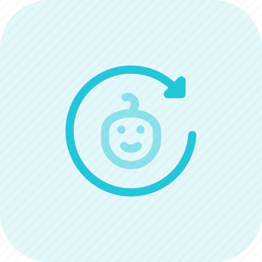 Baby, medical, loop arrow icon - Download on Iconfinder