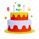 cake, birthday cake, dessert, birthday, candle, food, sweet, weddingcake