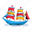 sailing ship, sailing boat, sailing vessel, sailing craft, water transport 