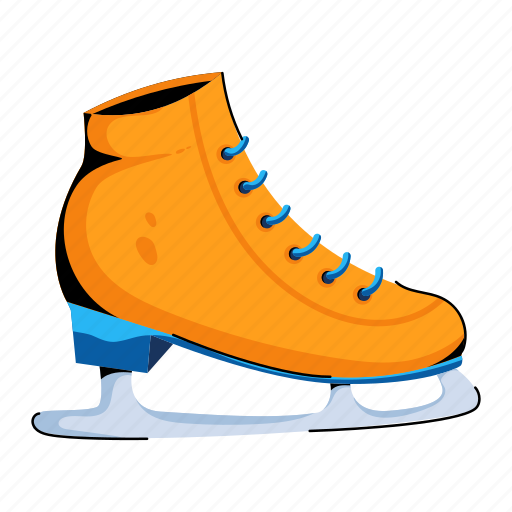 Skating shoe, skating boot, ice skate, skating footgear, skateboard shoe icon - Download on Iconfinder