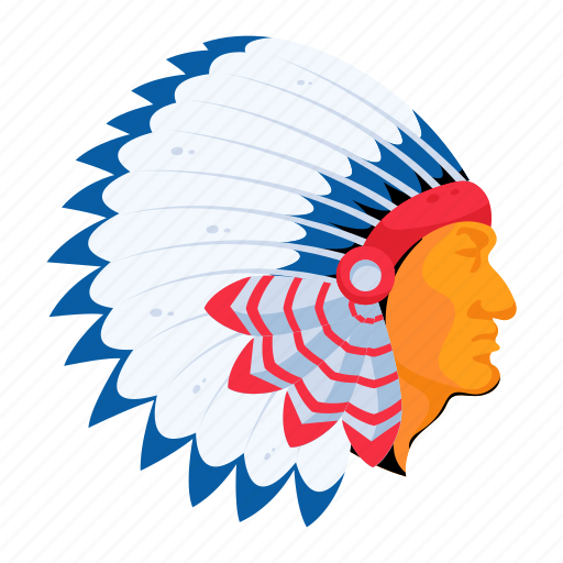 Native headdress, traditional headwear, feather hat, native man, ancient headdress icon - Download on Iconfinder