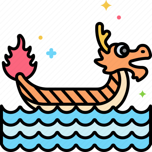 Dragon, boat, carnival icon - Download on Iconfinder