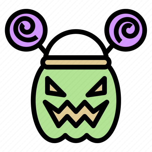 Basket, horror, halloween, carnival, season, candy icon - Download on Iconfinder