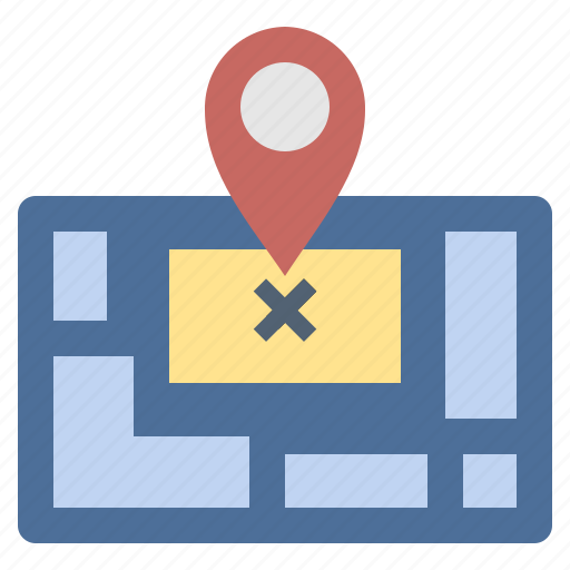 Pin, favourite, bookmark, location, you are here icon - Download on Iconfinder