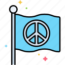 peace, day, love, holiday, flag