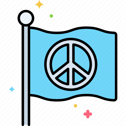 Peace, day, love, holiday, flag icon - Download on Iconfinder