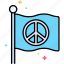 peace, day, love, holiday, flag 