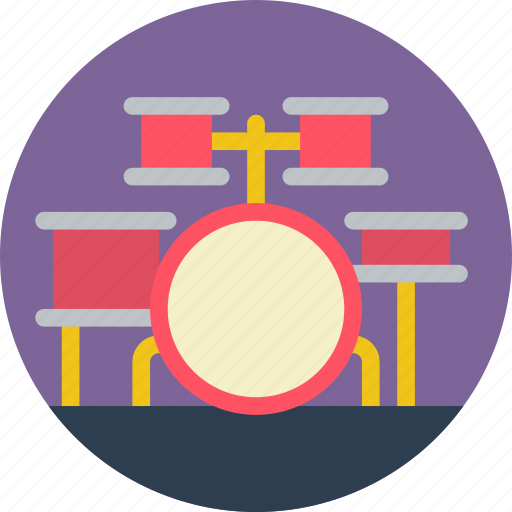 Concert, drum, festival, kit, music icon - Download on Iconfinder