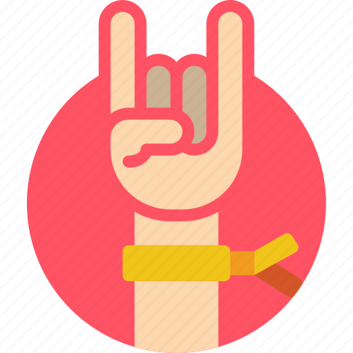 Concert, festival, hand, music, rock icon - Download on Iconfinder