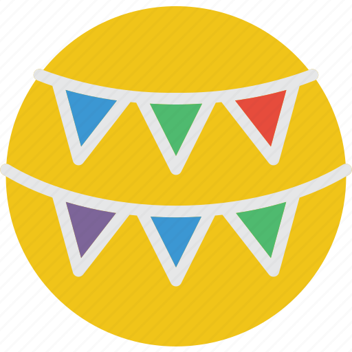 Bunting, concert, festival, music icon - Download on Iconfinder
