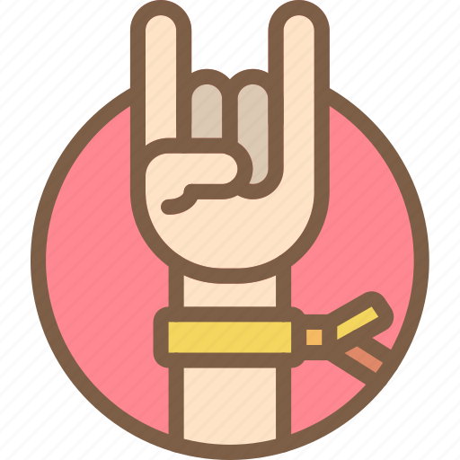 Concert, festival, hand, music, rock icon - Download on Iconfinder