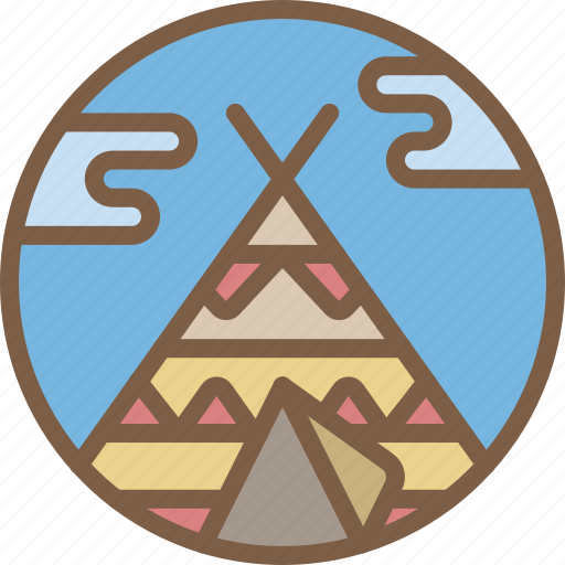 Concert, festival, music, teepee icon - Download on Iconfinder