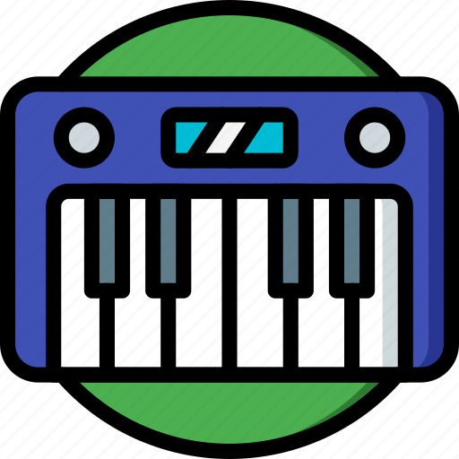 Concert, festival, keyboard, music icon - Download on Iconfinder