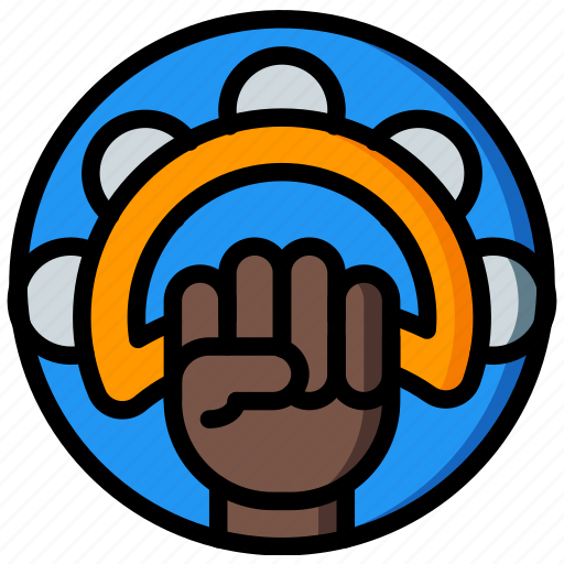 Concert, festival, music, tambourine icon - Download on Iconfinder