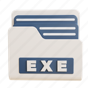 exe, file, folder, type, document, file format, extension, file type, format