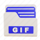 gif, file, folder, archive, document, storage, extension, data, page