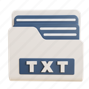 txt, file, folder, archive, document, storage, extension, data, page