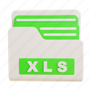 xls, file, folder, format, type, document, file format, extension, file type