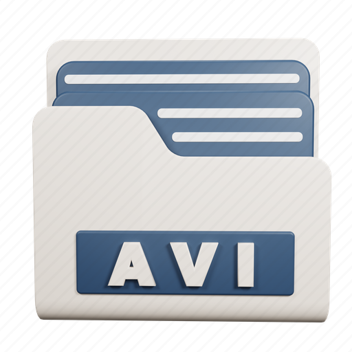 Avi, file, paper, data, file format, document, format icon - Download on Iconfinder