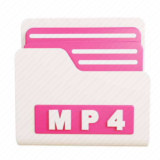 Mp4, file, folder, files, archive, document, storage icon - Download on Iconfinder