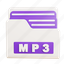 mp3, file, folder, player, audio, data, music, document, extension 