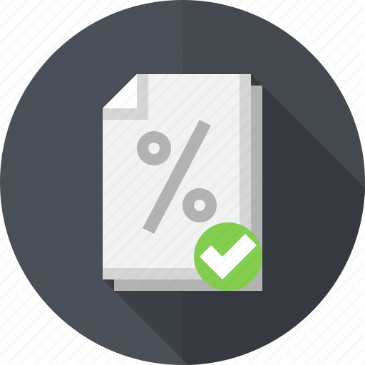 Approve, data, document, file, file format, file type, tax icon - Download on Iconfinder