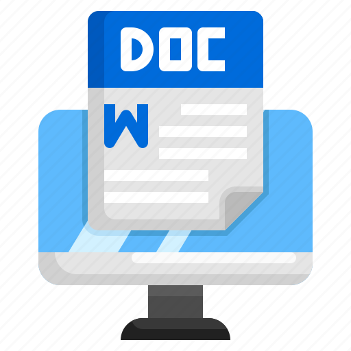 File, doc, microsoft, word, document, files, folders icon - Download on Iconfinder