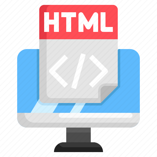 File, html, code, format, extension icon - Download on Iconfinder
