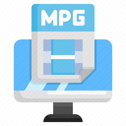 File, mpg, files, folders, format, extension icon - Download on Iconfinder